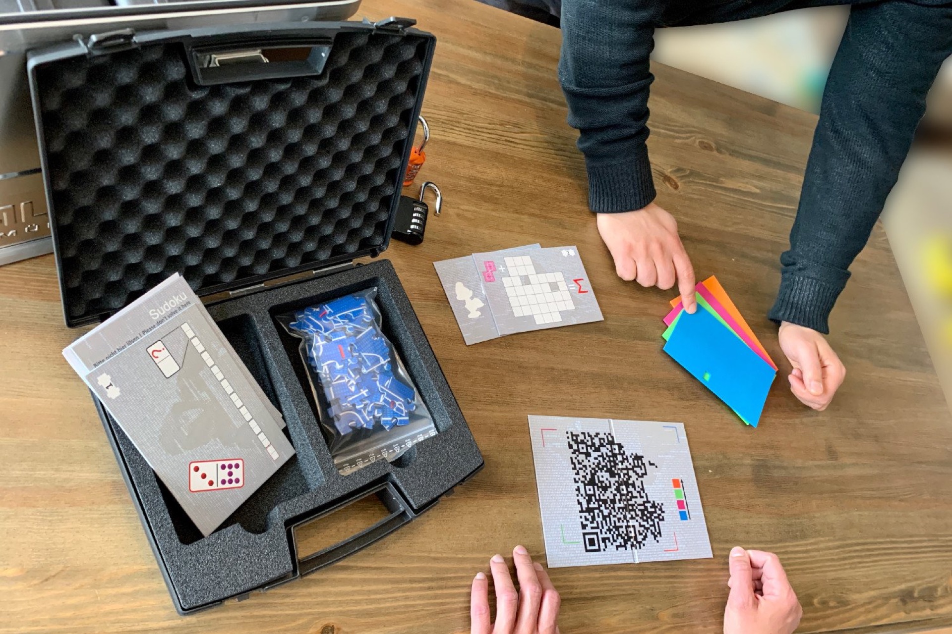 Beat the Box: Rätsel während des Teamevents